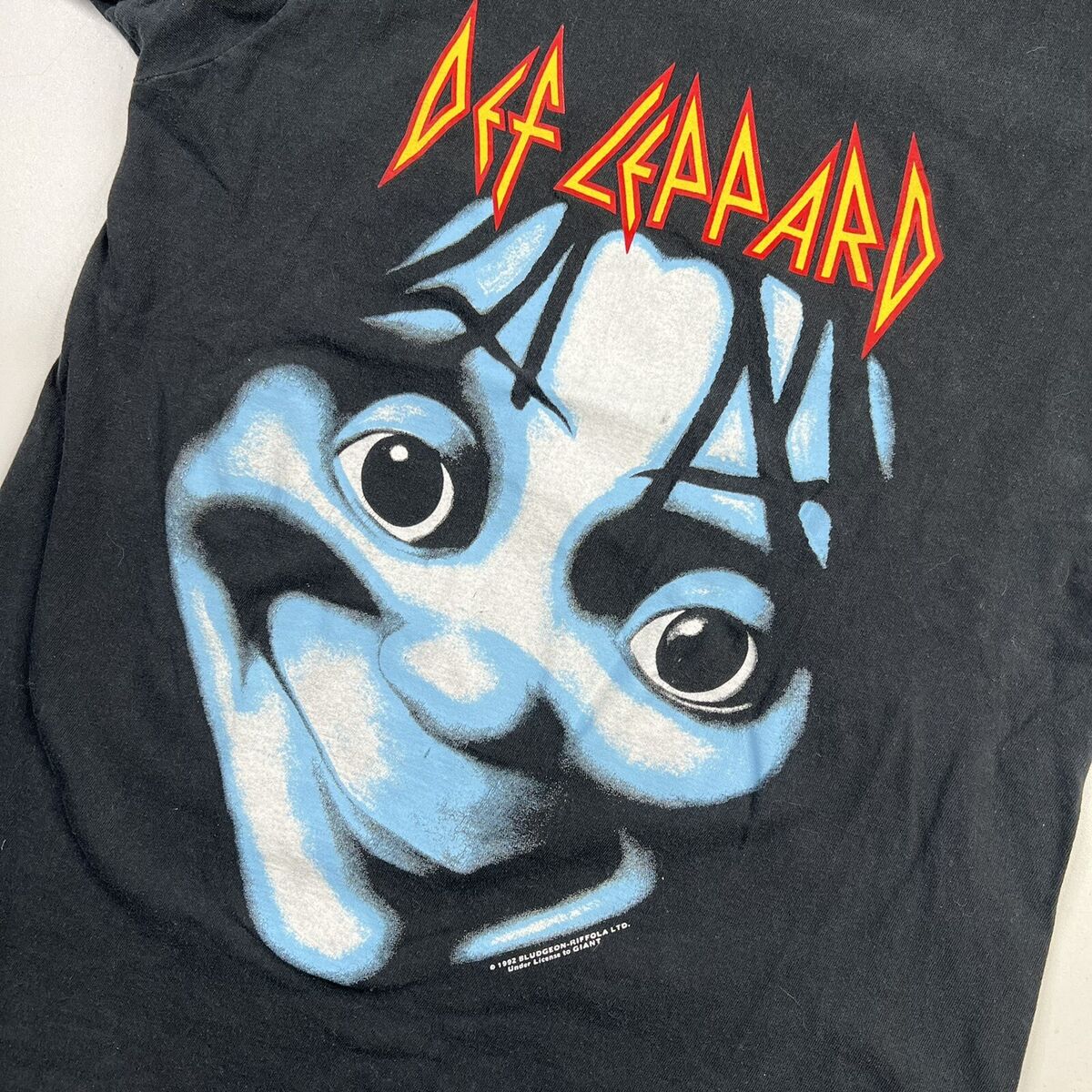 Vintage 1992 Def Leppard Adrenalize Big Face Band T-Shirt Sz Vintage 1992 Def Leppard Adrenalize Big Face Band T-Shirt Sz