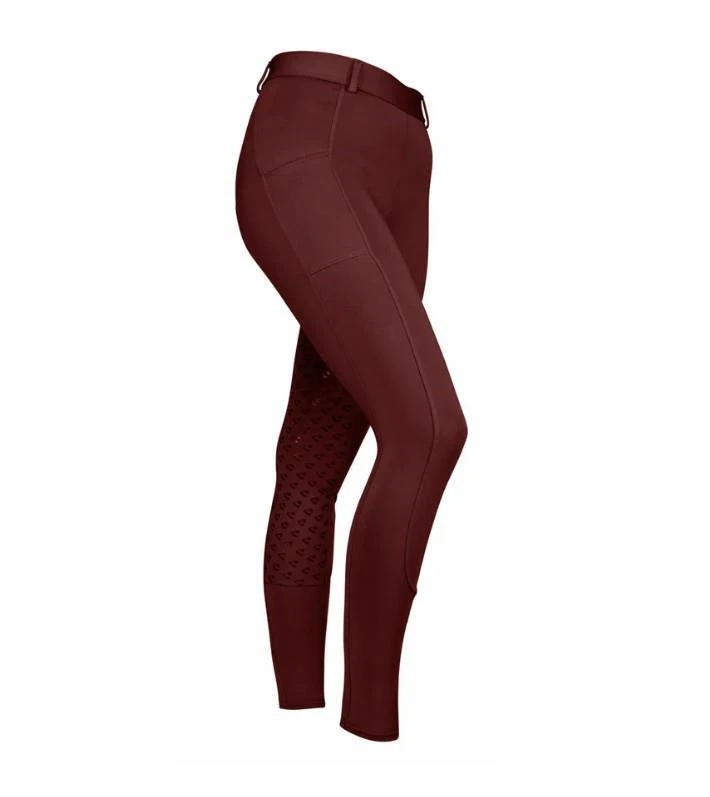 Shires Aubrion Albany Damen Reitstrumpfhose - Black Cherry