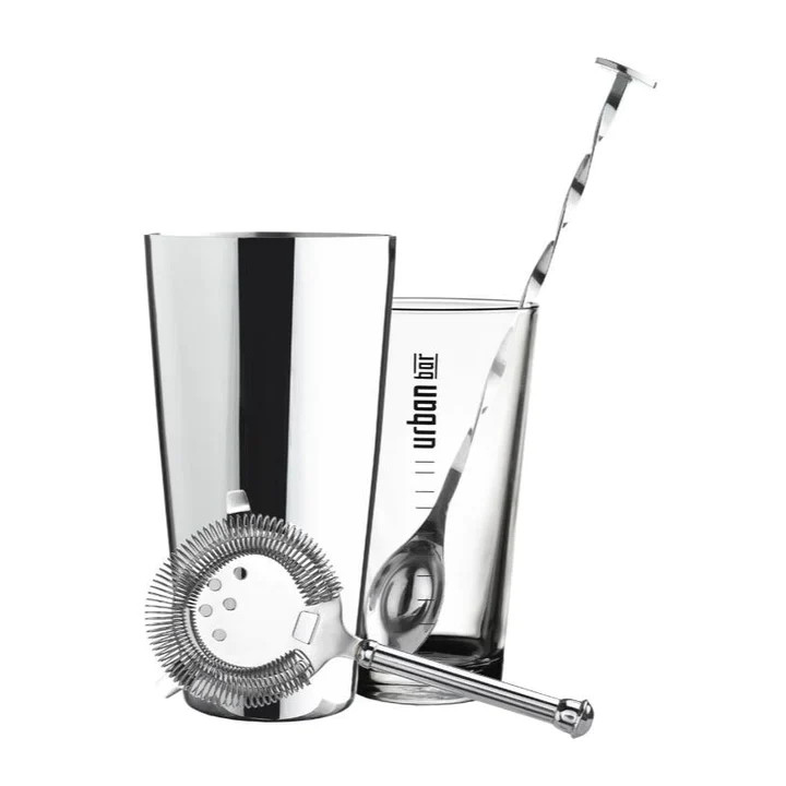 Kit cocktails Urban Bar 4 pièces une idée cadeau originale pour homme et femme