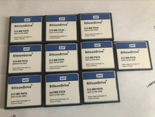 10PCS SiliconDrive WD PATA 512MB COMPACT FLASH CF CARD 512 MB SSD-C51MI-3500