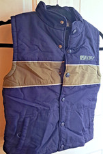 Osh Kosh Kids Blue Puffer Zip Up Vest  Pockets  Size 8 Boys