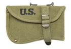 US WW2 Military Hatchet Ax cover OD marked "JT&L 1944"