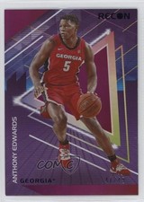 2022-23 Panini Chronicles Draft Picks Recon Purple /49 Anthony Edwards #23