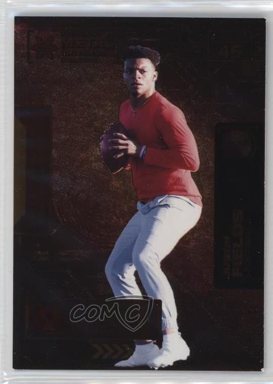 2021 Skybox Metal Universe Champions Copper Justin Fields #45 Rookie RC 2qw