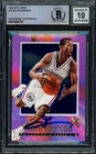 Allen Iverson Signed 1996-97 E-X2000 RC 53 Philadelphia 76ers Auto 10 Beckett