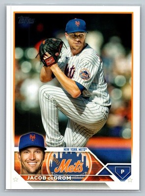 JACOB deGROM (2014-CUR) MLB Mets & Rangers - CHOOSE YOUR CARD!