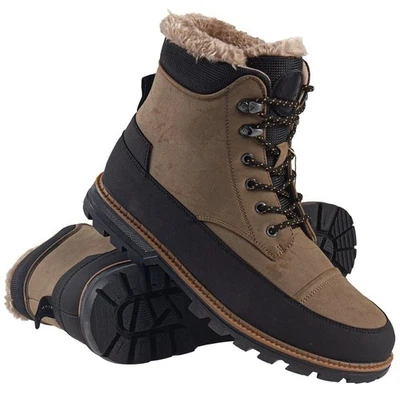 LUHTA Winter Schnee Warm Stiefel für Herren Gefüttert Wasserdicht Knöchel Outdoor Freizeit Gr