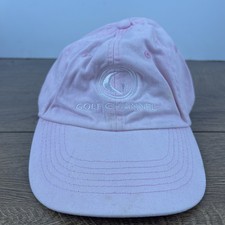 Golf Channel Hat Pink Hat Adjustable Adult Size Hat Pink Cap