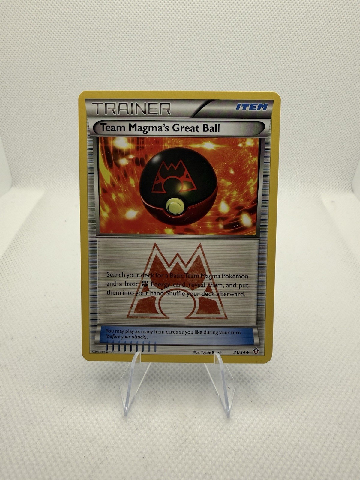 Pokemon TCG Team Magma's Great Ball 31/34 Double Crisis Regular