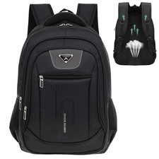 Herren Rucksack Wasserdicht Sport Arbeit Freizeit Schulrucksack Tasche Schwarz
