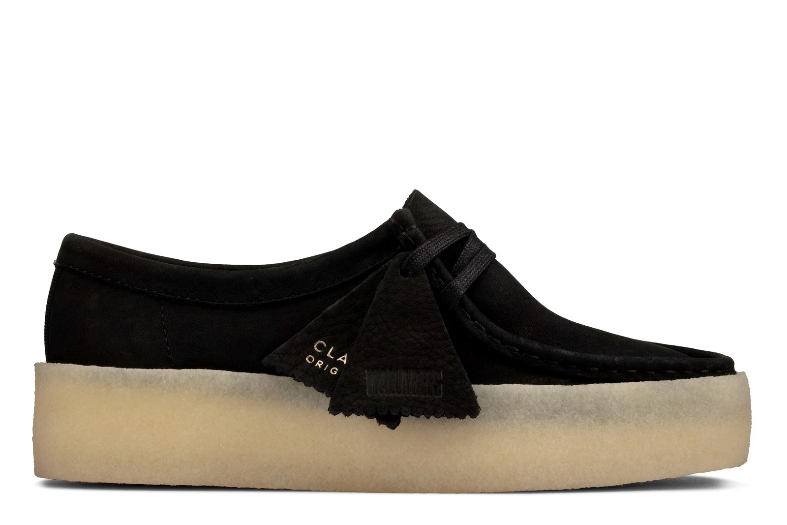 Scarpe casual Clarks Wallabee Cup 26158156 donna nere Oxford e stringate