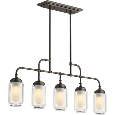 Kohler 36-Inch 5 light Linear Chandelier in Oil-Rubbed Bronze $1230 RETAIL!