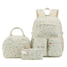 School Backpack Set for Girls Boys, Corduroy 3in1 Kids Elementary Middle High...