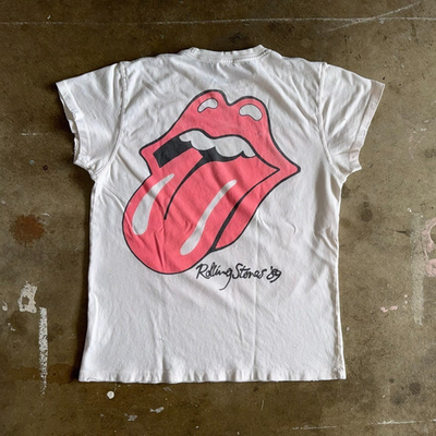 VINTAGE STYLE MADE WORN BRAND THE ROLLING STONES 1989 TOUR T-SHIRT