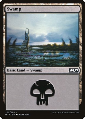 MAGIC THE GATHERING - Standardlandkarte - SUMPF - 12er Pack