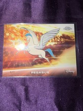 Marketplace image: Disney Topps Chrome Superfractor Pegasus Hercules 1/1