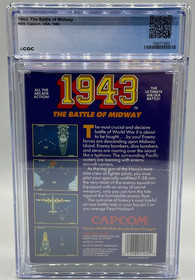 1943 Battle of Midway Nintendo NES Round SOQ Sealed New CGC 9.6 A+ Graded