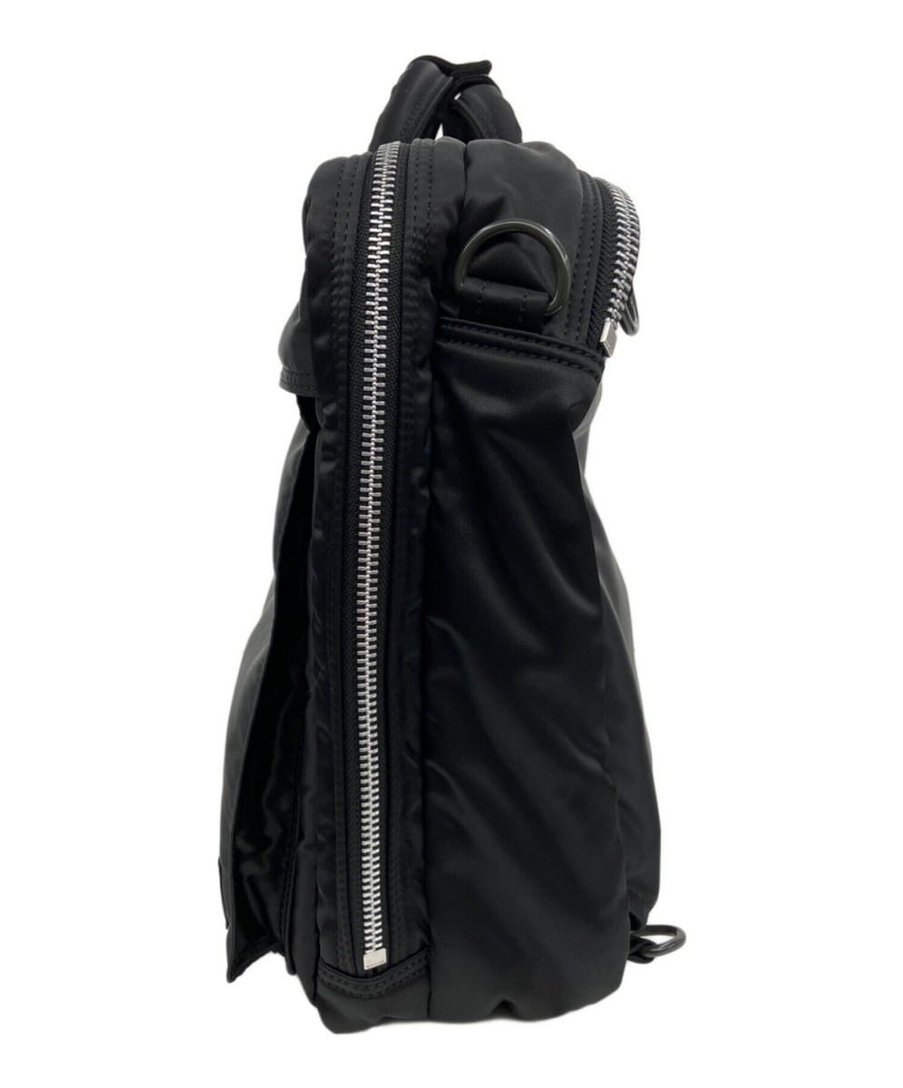 YOSHIDA PORTER TANKER 3WAY DOCUMENT BAG 622-26107 W zip Black Very