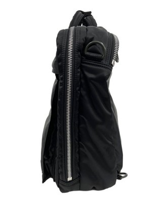 YOSHIDA PORTER TANKER 3WAY DOCUMENT BAG 622-26107 W zip Black Very