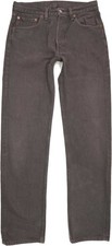 Levi's 501 Made in USA Herren Grau Straight Regular Jeans W32 L33 (87282)