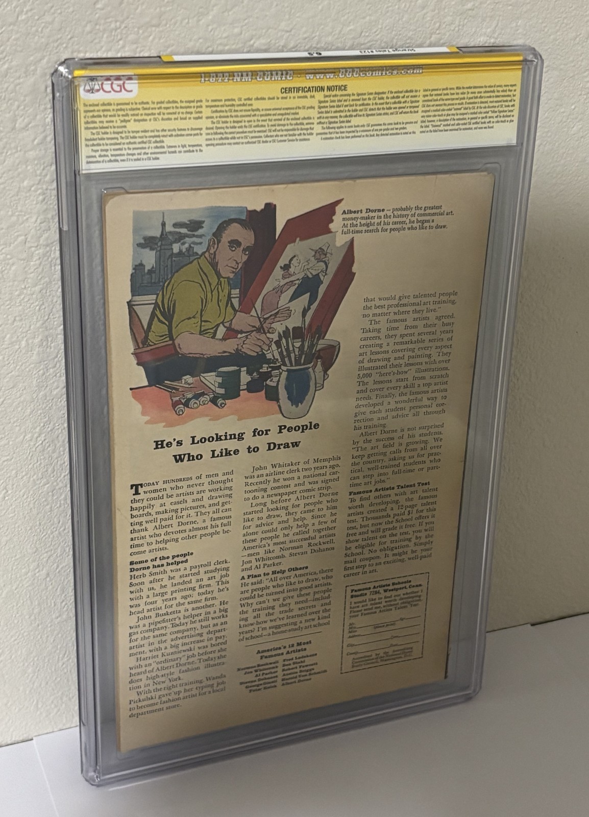 Strange Tales #123 CGC 6.5 SS Signed Stan Lee 1st Thor Crossover Only 13 signed thumbnail 5