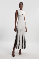 Karen Millen Knitted Dress Womens Occasion Dresses
