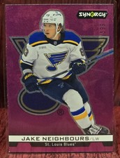 Jake Neighbours /599 Impressions Magenta 2024-25 Synergy #IM-33 St. Louis Blues