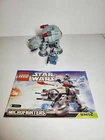Lego Star Wars Set 75075 (AT-AT Microfighter) with instructions.