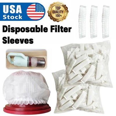 50/100x Vacuum Cleaner Filter Cartridgefilter Easy Installation, Disposable Tool
