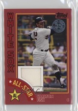2019 Topps 1984 Baseball All-Stars Relics Red 6/25 Carlton Fisk #ASR-CF HOF 3ij
