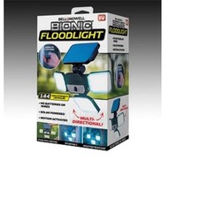 Bell & Howell Bionic Solar Powered 5 W LED Floodlight Black