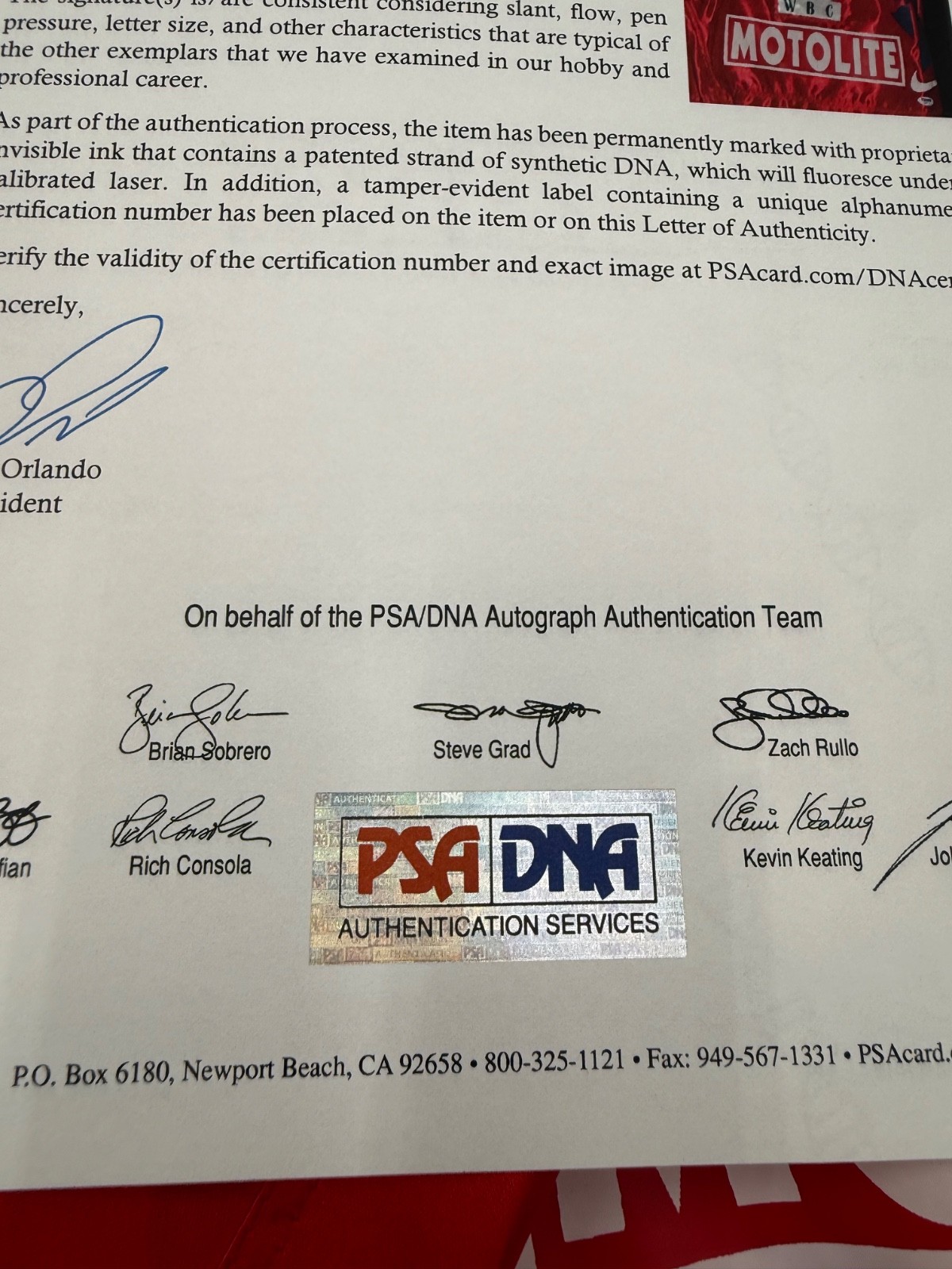 Manny Pacquiao and Miguel Cotto Autographed Boxing Trunks PSA/DNA Authenticated view 11