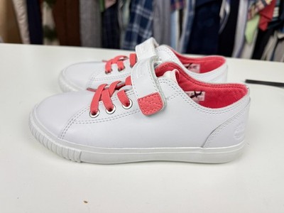 Timberland Newport Bay Leather Ox 0A4219-A2HDD Kinder Weiß Schnürschuhe UK12,5