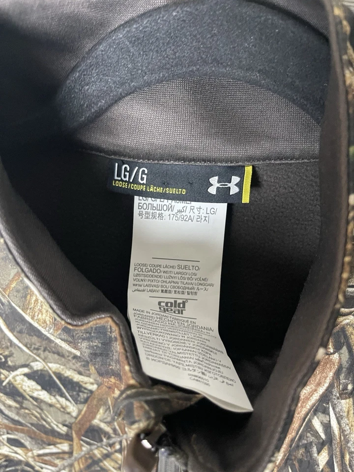 Under Armour 1/4 Zip Pullover Shirt Men's L Realtree - Image 3 of 4