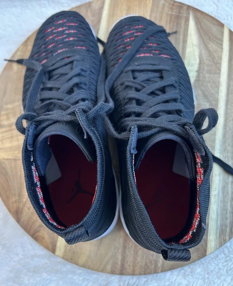 Jordan Flyknit Elevation 23 negro/negro-rojo universitario negro 2018 para hombre talla 10 Foto 3 de 4