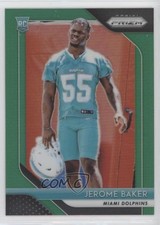 2018 Panini Prizm Rookie Green Prizm Jerome Baker #264 2s1