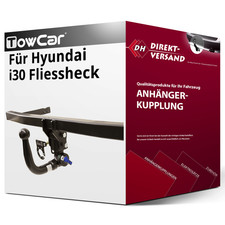 Für Hyundai i30 Fliessheck Typ GD (TowCar) Anhängerkupplung vertikal abnehmbar