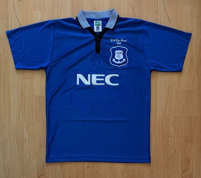 Vintage Everton 1995 FA Cup Final Score Draw Retro Football Shirt Jersey Men s L