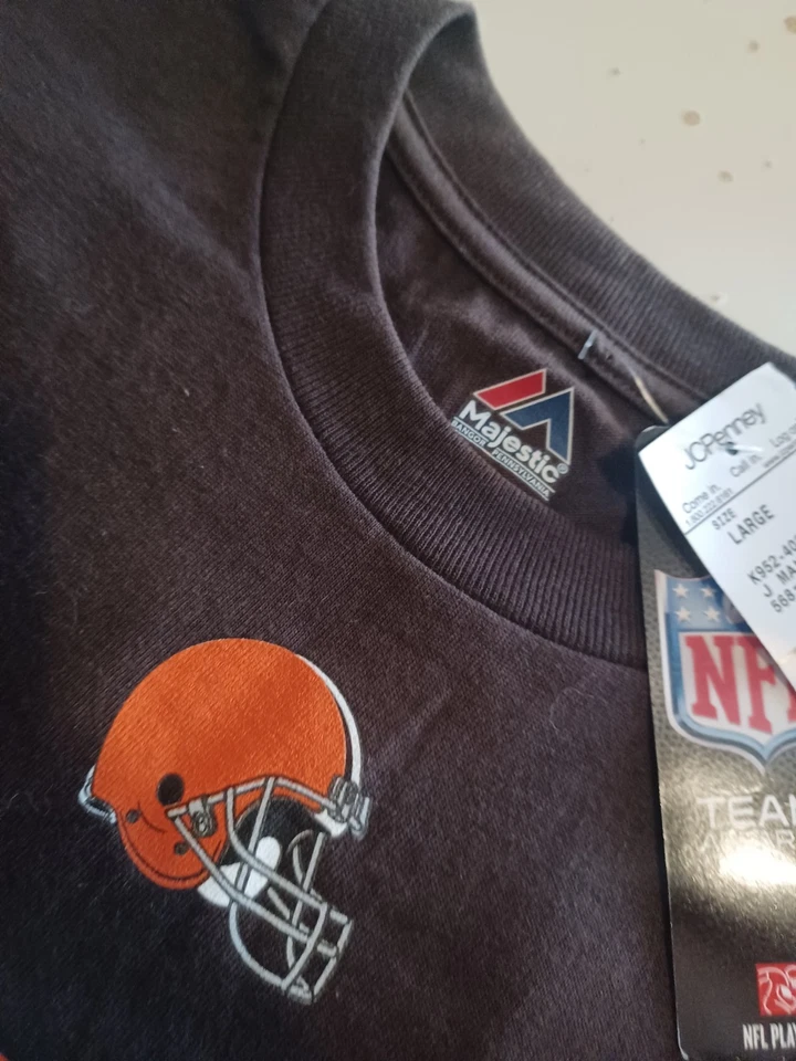 NUEVA Camiseta Grande Majestic Cleveland Browns Johnny Manziel Foto 4 de 4