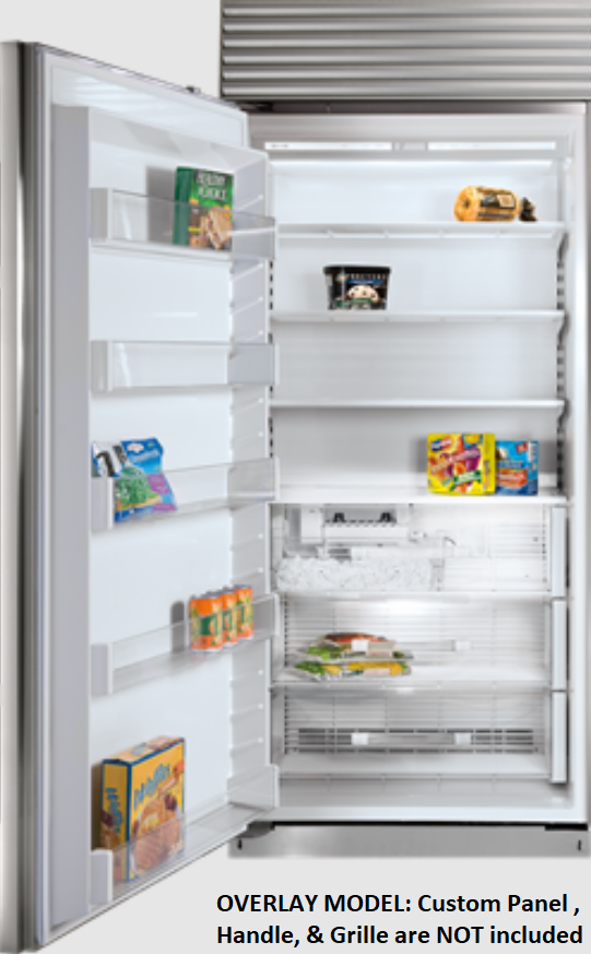 SubZero PANEL READY BI36F/OLH 36" Inch Built In All Freezer Left
