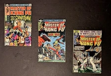 Master Of Kung Fu Chinatown Book Lot - Shang-Chi - Fu Manchu - Marvel Comics