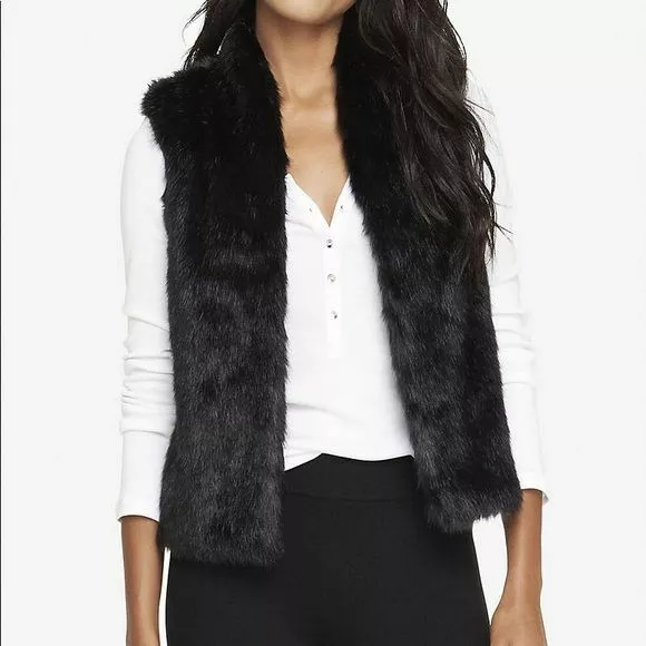 Express fur best sale vest