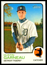 2022 TOPPS HERITAGE #321 DUSTIN GARNEAU DETROIT TIGERS