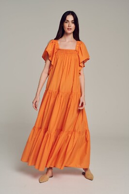 Anthropologie Devotion Twins Maxi Dress Size S $230 Small Will Fit M Pockets