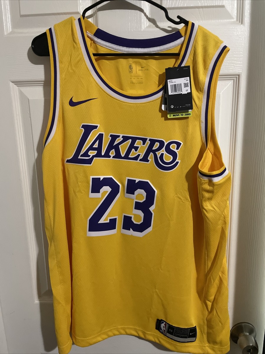 ❤︎6月19~ Nike NBA Swingman Jersey LeBron James Lakers Men's SZ XXL (56