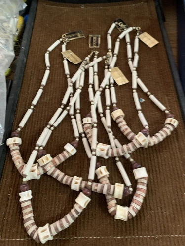 Vintage Fish Bone Necklace Beach Comber  , Brand Name More Than 30 Available