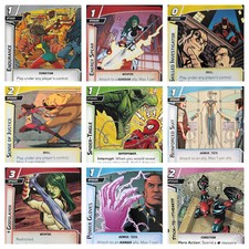 Marvel Champions LCG: Actualización de cartas de juego de repuesto en todos los aspectos