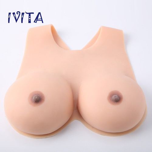 G Cup Artificial Silicone Breast Forms Drag Queen TG CD Fake Boobs Enhancers - Picture 10 of 10