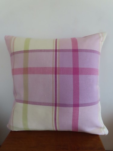 LAURA ASHLEY 18” -PAIR- Vintage 'Buxton' Pink, Cushion Covers Double Sided Zip - Picture 2 of 7