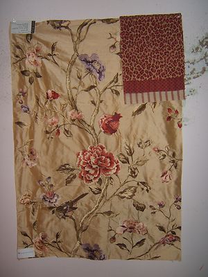 Lee Jofa, Danthe Embroidery, Embroidered Chinoiserie Floral,  Various Clrs/Sizes
